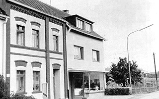 Erster Firmensitz von Jakob Reinartz in der Triftstraße in Bergheim-Kenten